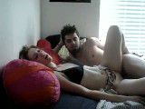 Cute girl gets fucked in bed