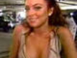 Lindsay Lohan Boobie Bounce