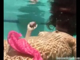  Amateur Couple Having An Awesome Hardcore Sex Under The Water 