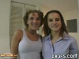  Amateur Teens In First Threesome And Set Of Tits Takes Jizz 