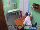  FakeHospital Hot Brunette Patient Returns Craving The Doctors Big Cock 