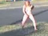 Shocking Naked Chick Filmed on camera phone definitely NSFW!