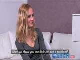  Czech Blonde Likes It Rough In Casting Interview 
