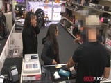  Gals try to steal get fucked by pawn man 