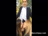 Business Man Gets Lucky In Park - Threesome Videos