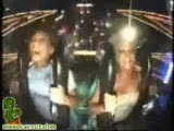 Sexy chick freaking out on a ride