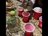  Thot latina sucks dick and gets facial cumshot in hair after house party 