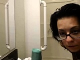  Hot Brunette Webcam Girl In The Shower Part 1 