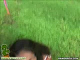 Slut gives stranger great head next to a road for money