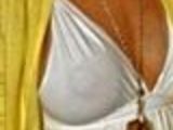 Christina Aguilera tits in see thru shirt